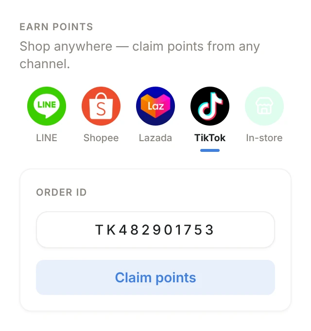 หน้าจอระบบ CRM เก็บข้อมูลจากเว็บ หน้าร้านและ Marketplace รวมโปรไฟล์เดียว
